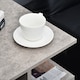 image 7 of HOMCOM Side Table, 3 Tier End Table with Open Storage Shelves for Living Room, Bedroom, Cement Colour | Grey