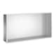 image 1 of Smedbo Brushed Stainless Steel Shower and Bathroom Wall Niche (600 x 300mm)