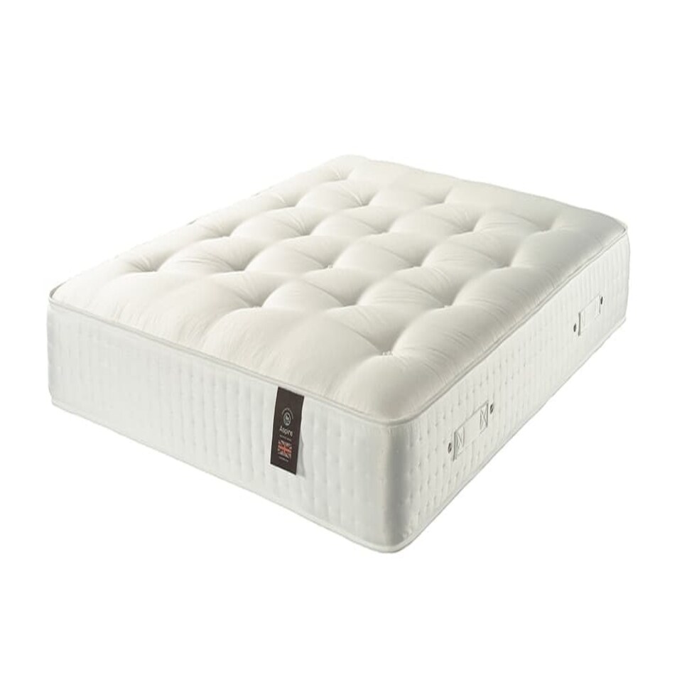 image 1 of Aspire Natural Cashmere and Silk 3000 Pocket Mattress White | Double