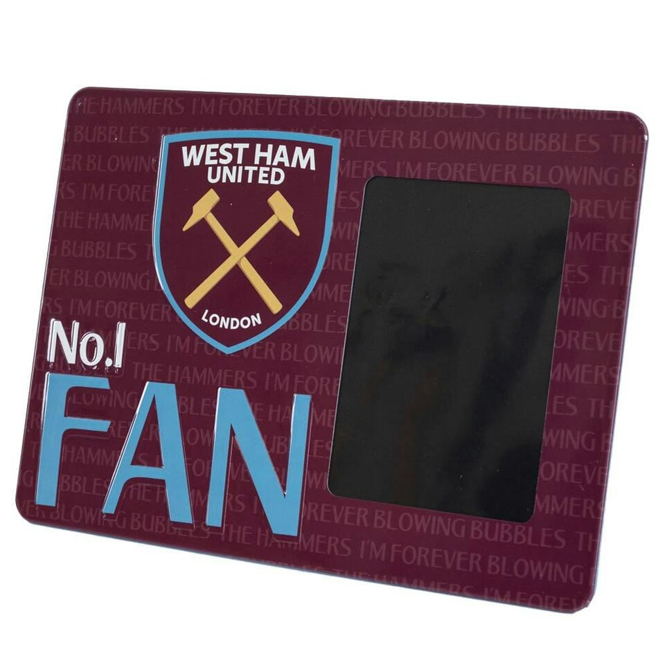 image 1 of West Ham United FC No. 1 Fan Photo Frame - Claret/Sky Blue - One Size
