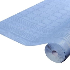 Light Blue Paper Banquet Roll Table Cover 8m x 1.18m