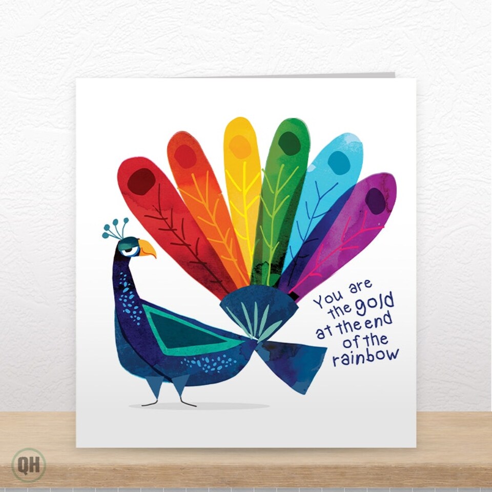 image 1 of You're The Gold At The End Of The Rainbow - Funny Valentine's Card By Paul Delaney