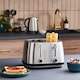 image 2 of Morphy Richards Mexborough 4 Slice Toaster Black | Silver | Black