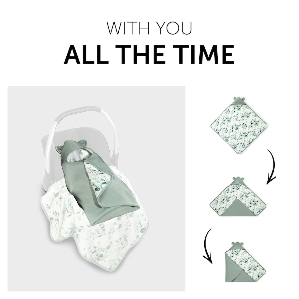 image 1 of Hauck Snuggle N Dream - Leaves Mint
