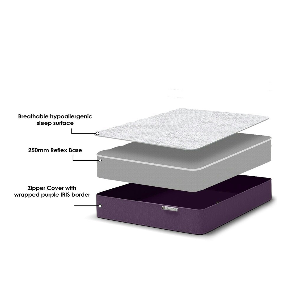 image 1 of Reve Memory Foam Mattress - King - Iris - Essential