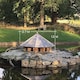 image 1 of Somerton Floating Duck Twelve Nest - Pressure Treated Red Pine - L275 x W275 x H120 cm Brown | One Size