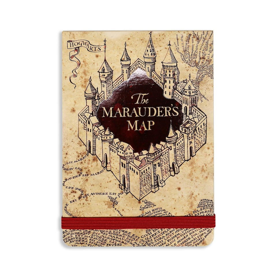 image 1 of Harry Potter Marauders Map 160 Page Pocket Notebook