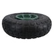 image 5 of 10 Inch Pneumatic Wheel For Sack Truck Carts Wheelbarrows 16mm Bore 4pc