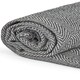 image 1 of Herringbone Throw 70 X 100" - Silver