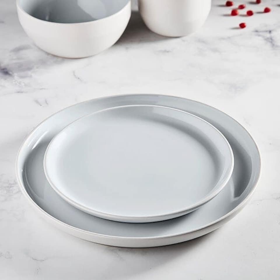 image 1 of Barbary & Oak Oslo 16 Piece Dinnerware Set Grey