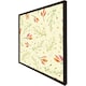 image 2 of Green branches on light background (Picture Frame) Black | XL