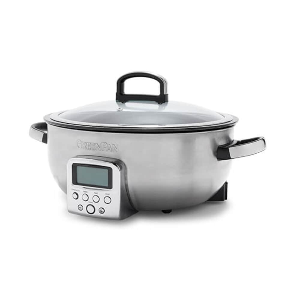 image 1 of GreenPan Non-Stick Multicooker 5.6L Stainless Steel