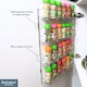 image 6 of Buckingham 4-Tier Spice Rack Cupboard Jar & Packet Organizer for Kitchen Storage 38.5 cm | Silver