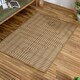 image 9 of Yard Sandown Jute Effect Natural Indoor/Outdoor Rug Brown | 140 cm x 200 cm