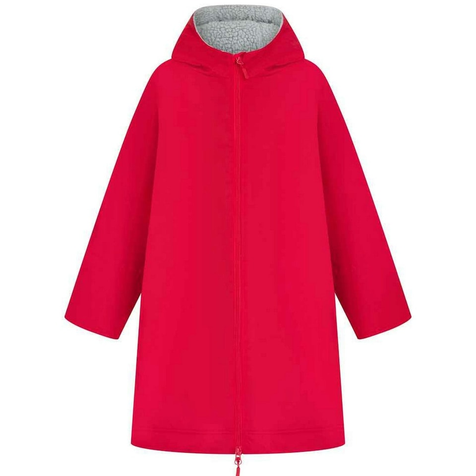 image 1 of Finden & Hales Childrens/Kids Robe - Red - 5-8 Years | Red