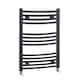image 1 of Balterley Contemporary Heated Vertical Towel Rail with Curved Rails, 1051 BTU Bathroom Radiator | Grey | Anthracite | 1
