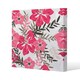 image 1 of Red & Pink Floral (Canvas Print) 127 x 127 x 4cm