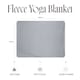 image 5 of Myga Fleece Yoga Blanket - Stone | Grey