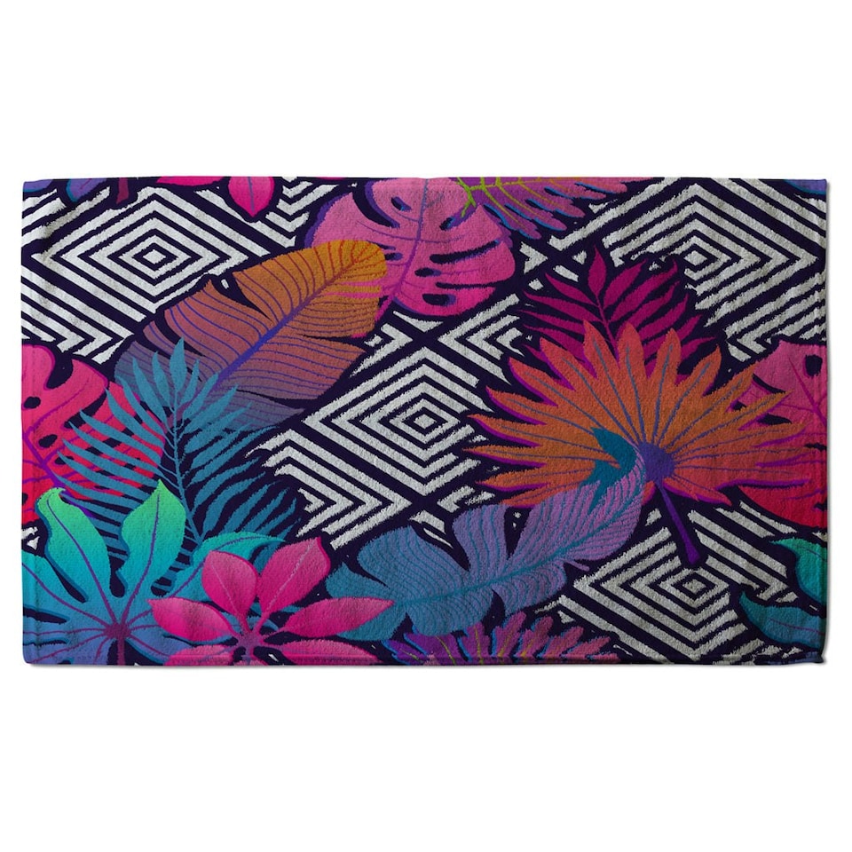 image 1 of Tropical Geometric (Kitchen Towel)