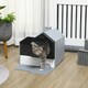 image 6 of PawHut Hooded Cat Litter Tray w/ Scoop, Drawer Pan, Handle, Deodorants