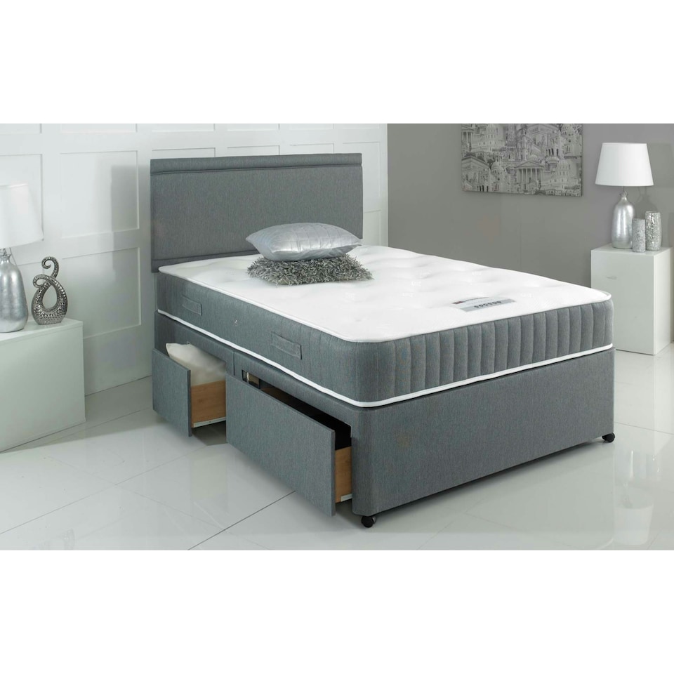 Memory Flex 1000 Pocket Medium Mattress 25cm Double White | Double