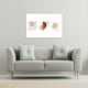 image 2 of ivory, beige watercolor Illustration and gold elements (Canvas Print) 101 x 77 x 4cm
