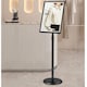 image 3 of A2 Mobile Aluminum Alloy Poster Stand - Adjustable Height Display