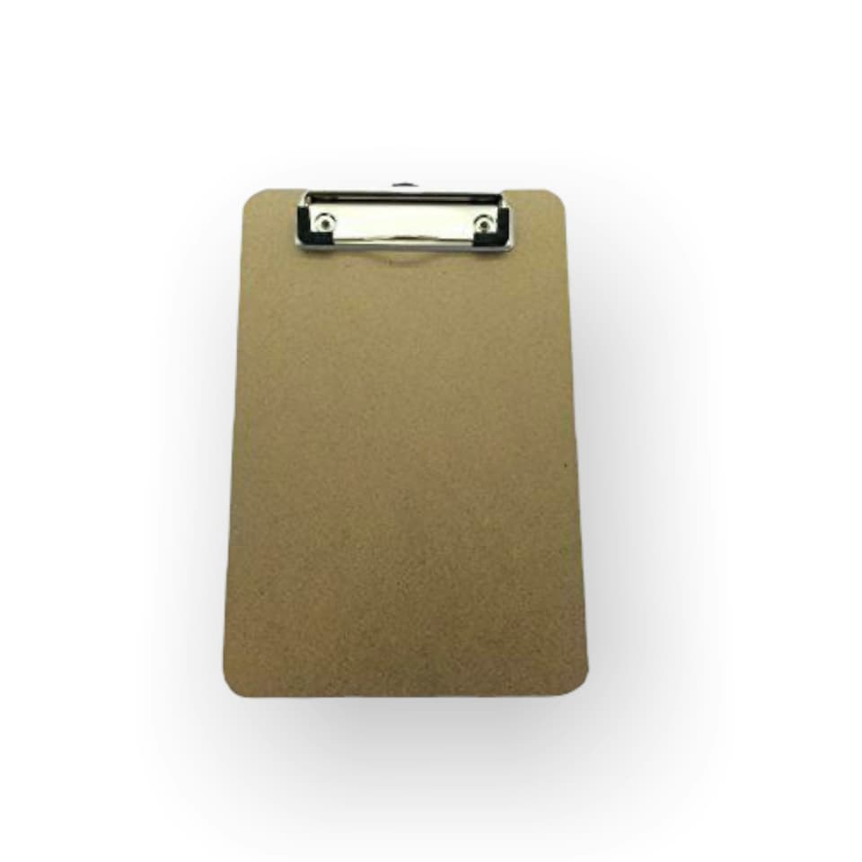 image 1 of Pack of 5 A5 Wooden Masonite Clipboard with Hanging Hole