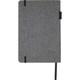 image 3 of Marksman Orin Recycled Polyester A5 Notebook - Grey Heather - A5