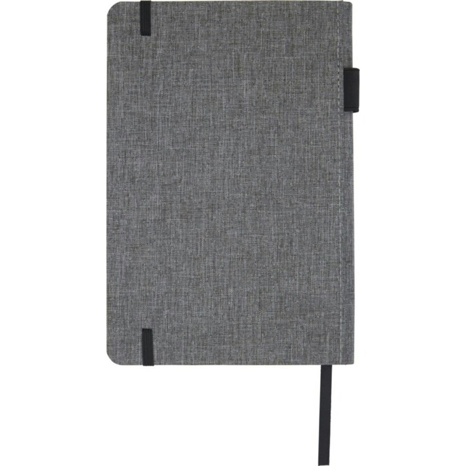 image 1 of Marksman Orin Recycled Polyester A5 Notebook - Grey Heather - A5