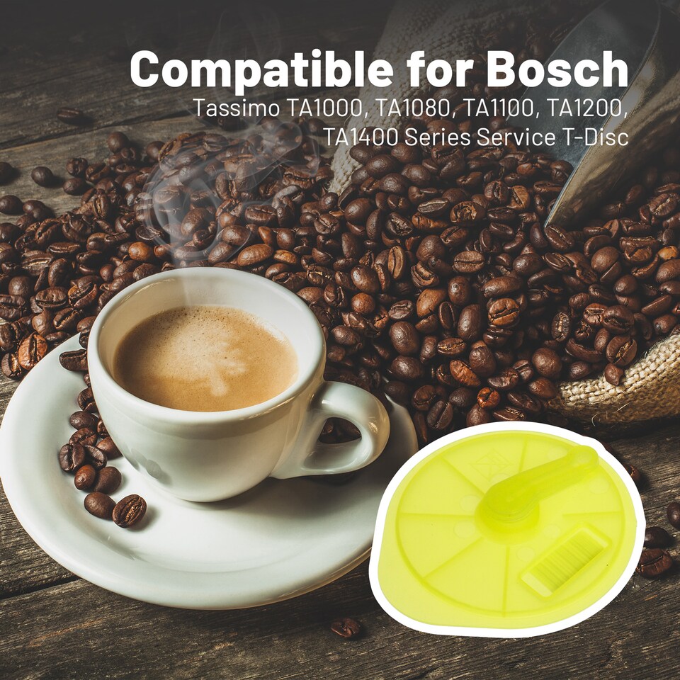 image 1 of Reliapart Service T-Disc & Pack of 6 Descaling Tablets for Bosch Tassimo TAS2000 Series