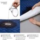 image 5 of Incontinence Bed Pads with Tucks - Washable, Absorbs up to 3L, 85 x 150cm Blue | 1 pack | King
