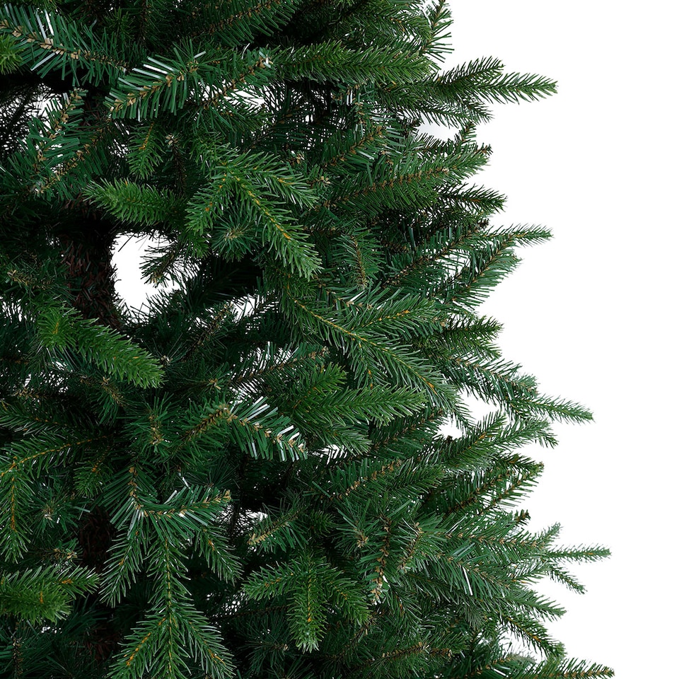 image 1 of Charles Bentley Luxury 6ft Faux Hinged Nordic Spruce Christmas Tree Green