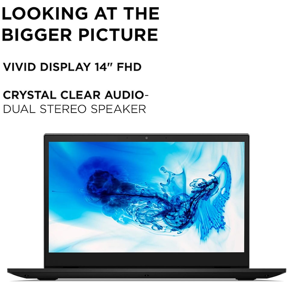 image 1 of Lenovo ChromeBook S345 14-Inch Full HD Laptop AMD A6-9220C 4GB RAM 64GB Storage Google Chrome OS Grey - 81WX0007UK