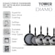 image 2 of Tower T900130 5 Piece Cookware Set Black
