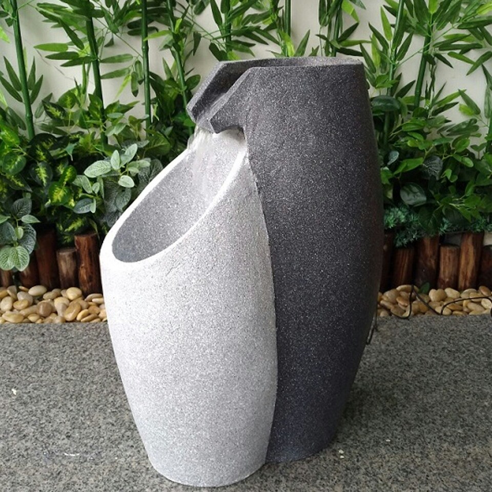 image 1 of Certikin Heissner Twin Falls Water Feature Complete with Pump + Light 016631-07