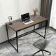 image 2 of Desk Computer PC Laptop Home Office Work Desk 120cm, Study Brown Rustic Style Brown