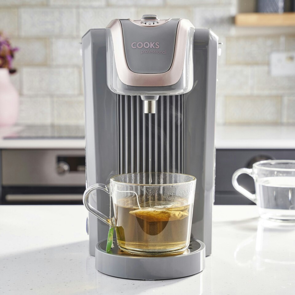 image 1 of Cooks Professional Hot Water Dispenser | 2600W | 2.5 Litre Capacity | One Touch Operation | Grey/Copper