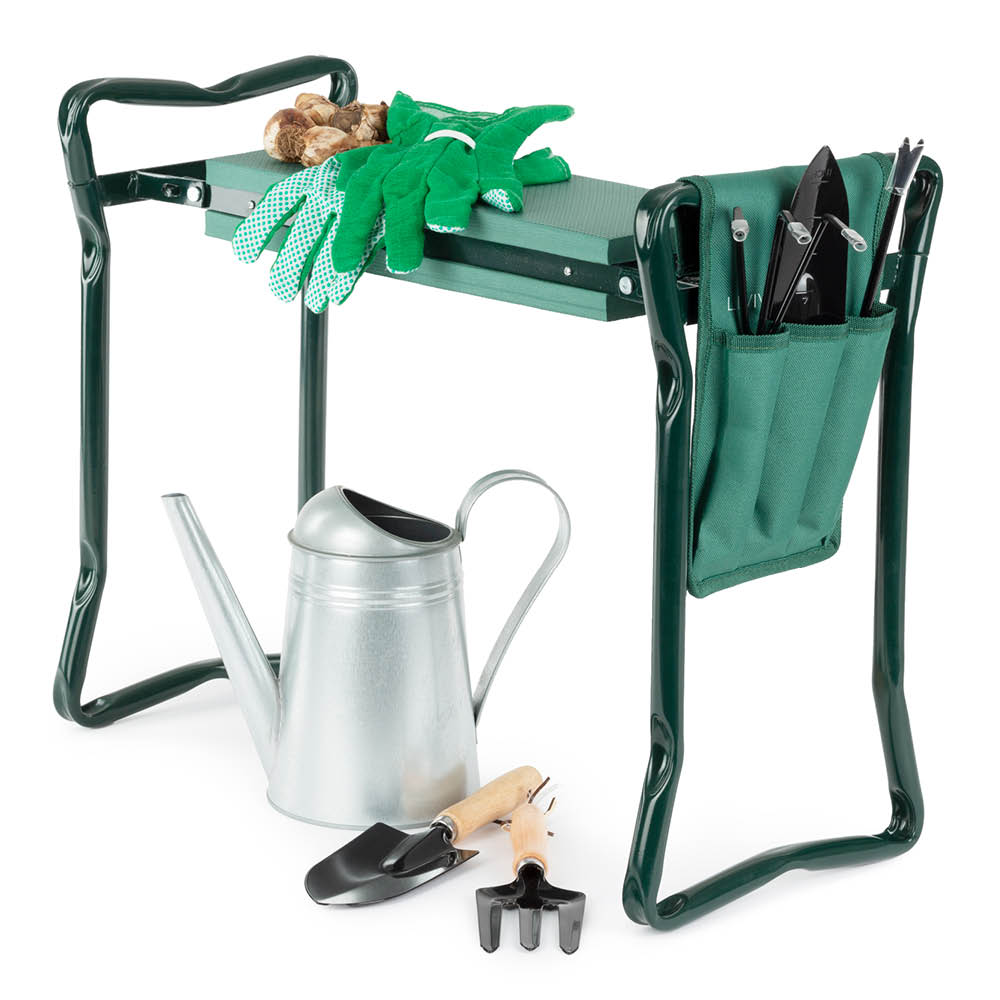Garden Bench & Kneeler with Tool Bag