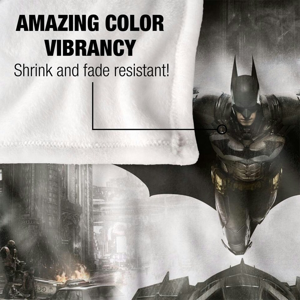 image 1 of Batman Arkham Knight Batmobile Blanket - Multicoloured - One Size