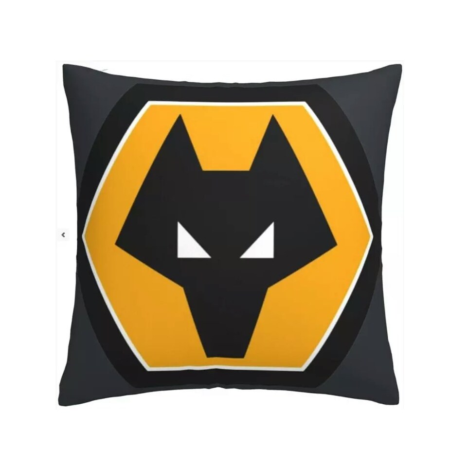 image 1 of Wolverhampton FC Crest Cushion Black