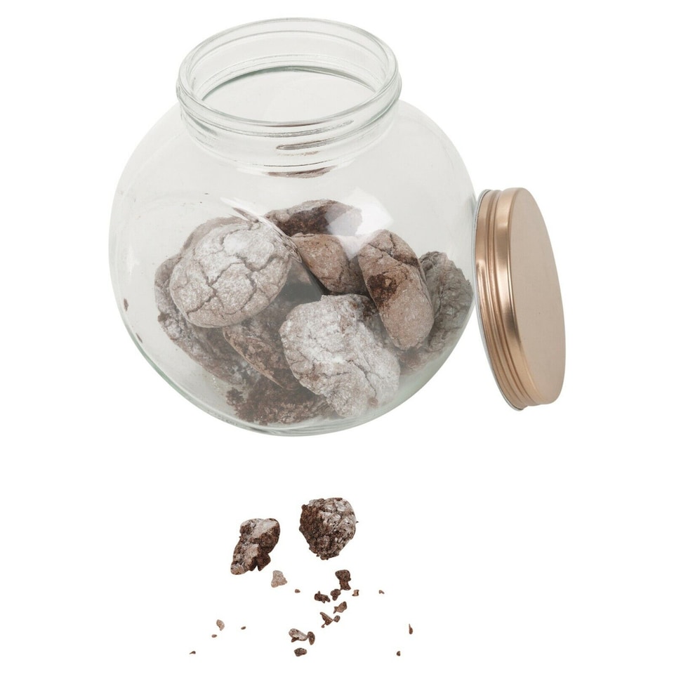 image 1 of 1.6L Hermetic Candy Jar With Copper Colour Lid