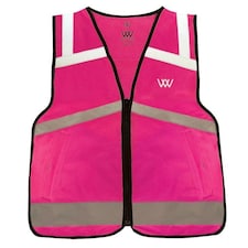 Woof Wear Hi Vis Riding Vest (Not Certified) Pink | Size: Medium
Colour: Hi Viz Pink