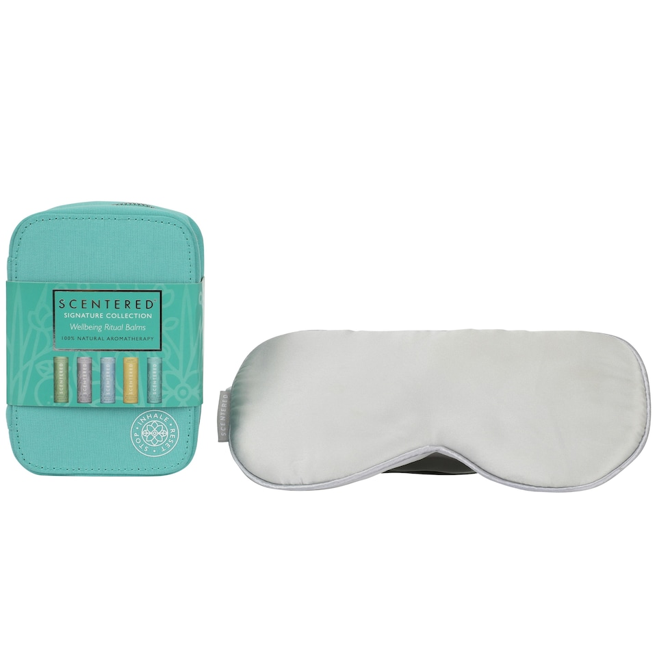 image 1 of Scentered Aromatherapy Ultimate Balm/Wellness Collection And Silk Eye Mask