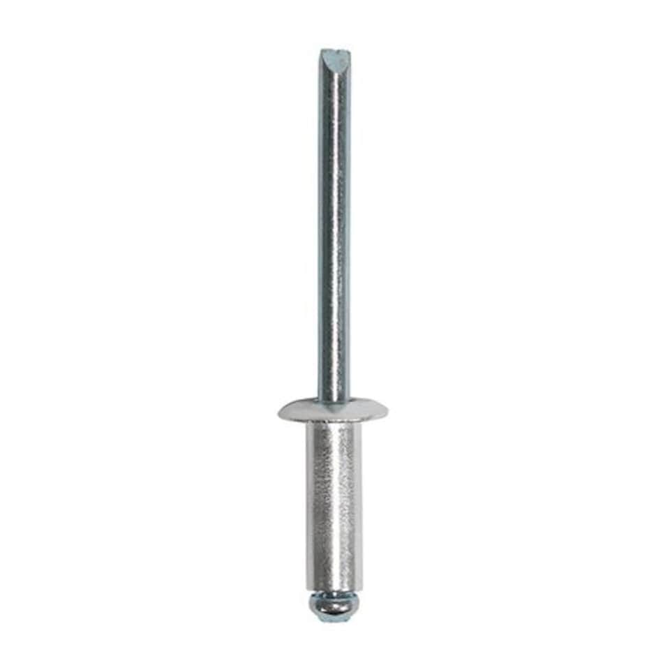 Rivet à frapper Tête ronde TR 6X20 Acier brut - s