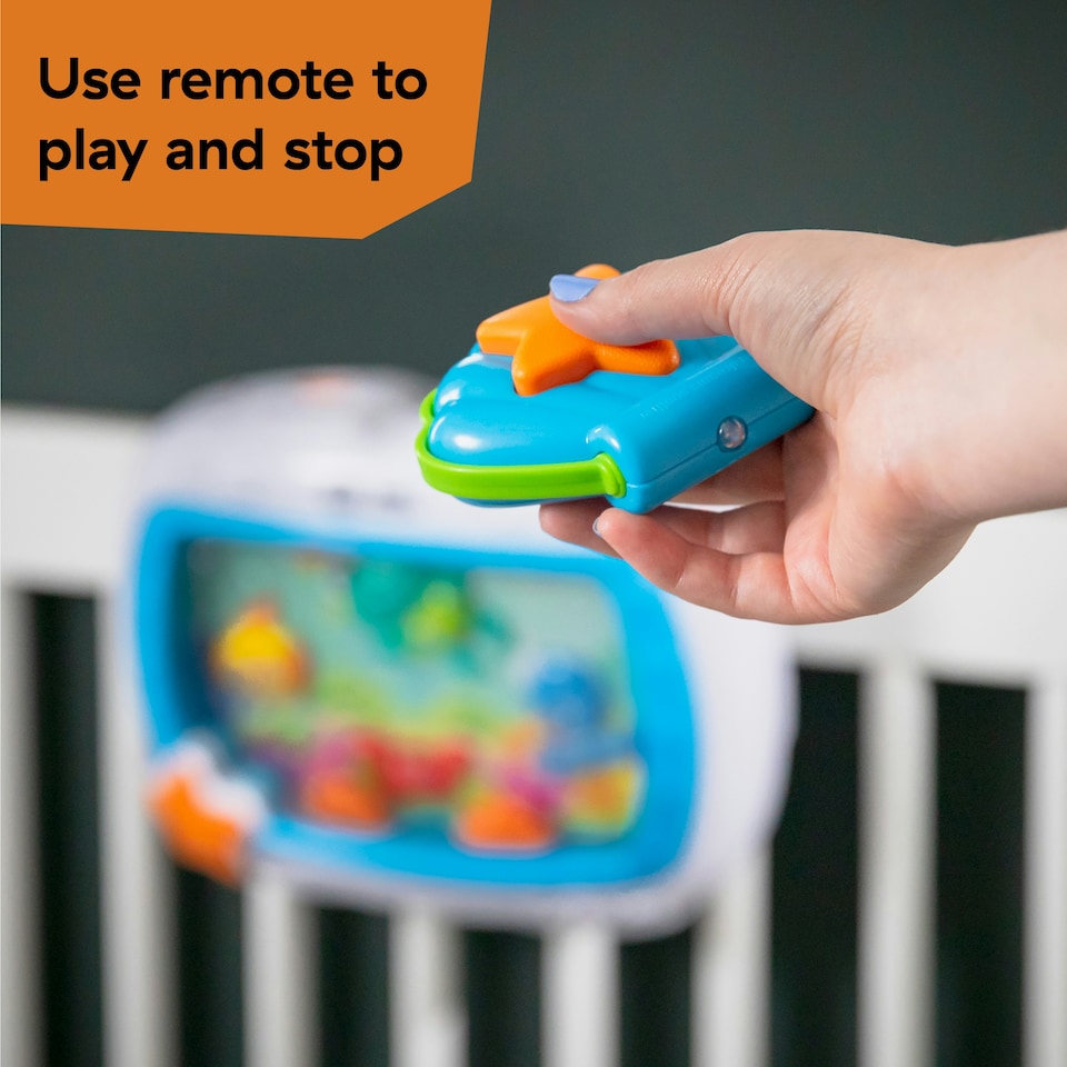 image 1 of Baby Einstein Sea Dreams Baby Soother Musical Crib Toy and Sound Machine 0+