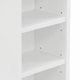 image 6 of 6 Tier White Wooden CD DVD Game Book Shelf Storage Tower Rack - Fits 102 CDs