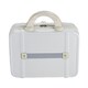 image 2 of Living and Home Portable Hard Shell Travel Makeup Case，White White | Personal Item