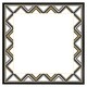image 2 of Art deco patterned border (Picture Frame) Brown | S