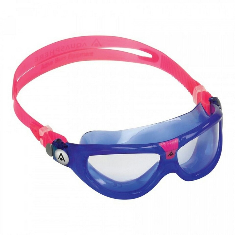 Aquasphere Childrens/Kids Seal 2 Clear Swimming Goggles - Blue/Pink - One Size